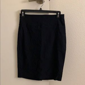 Black pencil skirt